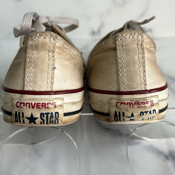Converse Chuck Taylor All Star Low Optic White Canvas Sneakers W6/M4 - Picture 4 of 14